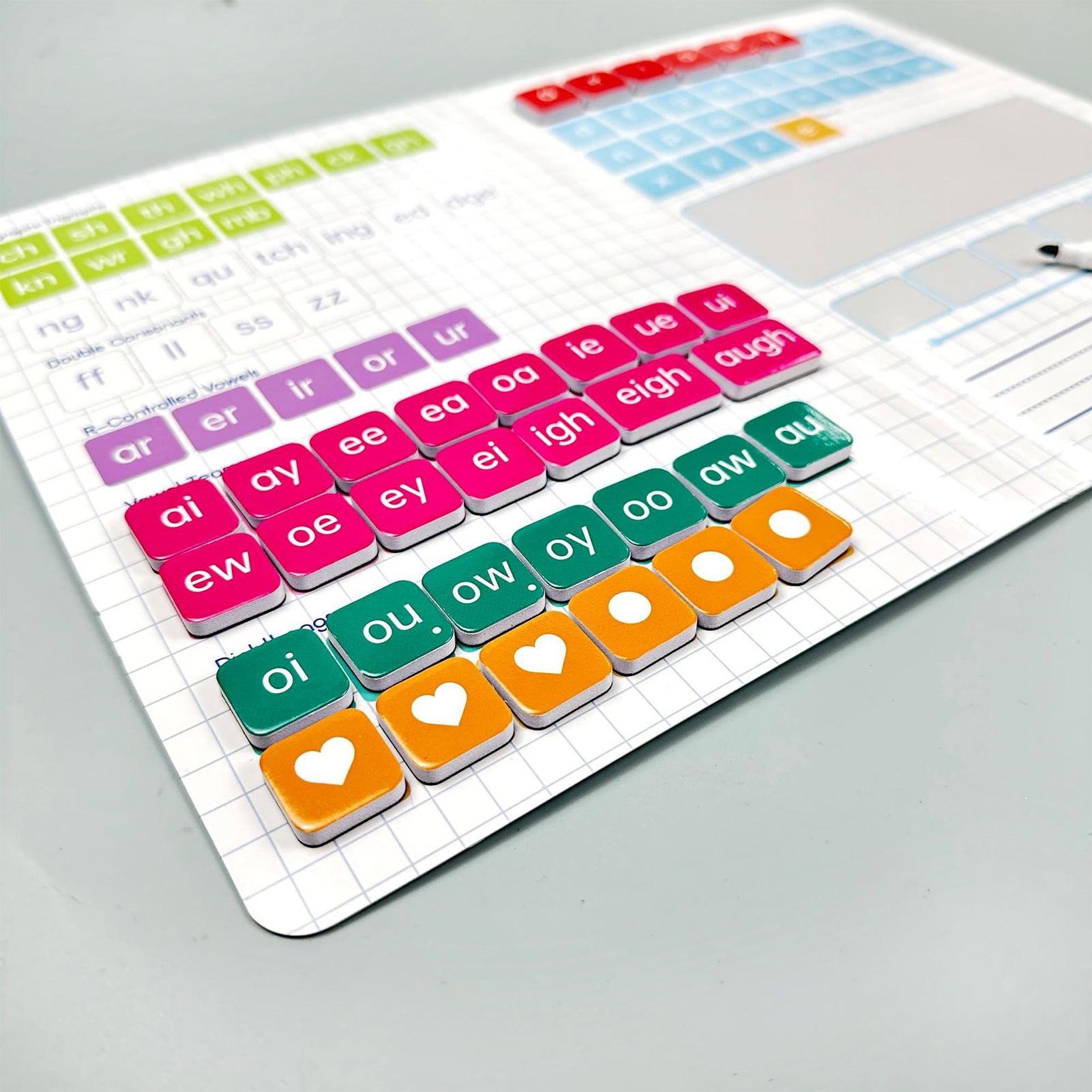 Kids Educational Resources - Lettertegels voor klanken- en spellingonderwijs, compleet
