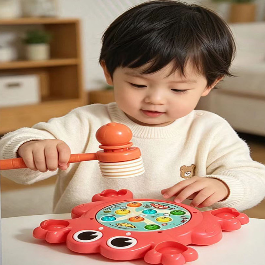 Happy Kids Education - Happy Frog Whack A Mole-spel voor