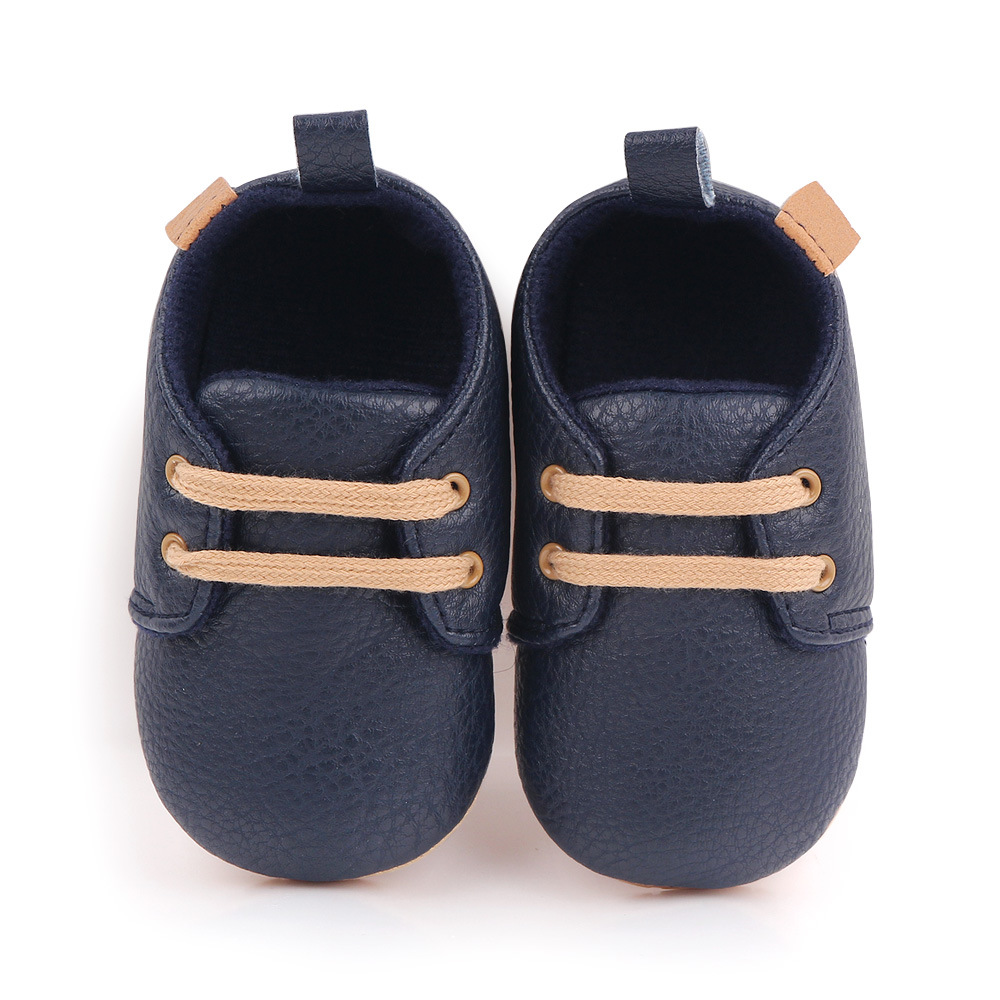 Kids First Education - Baby lederen casual wiegschoenen voor eerste