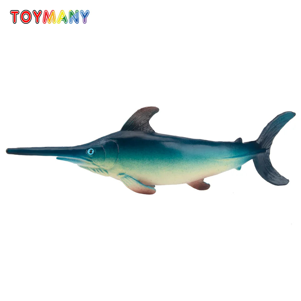 Kids First Education - Toymany Realistische Zwaardvis Oceaan Dieren Model