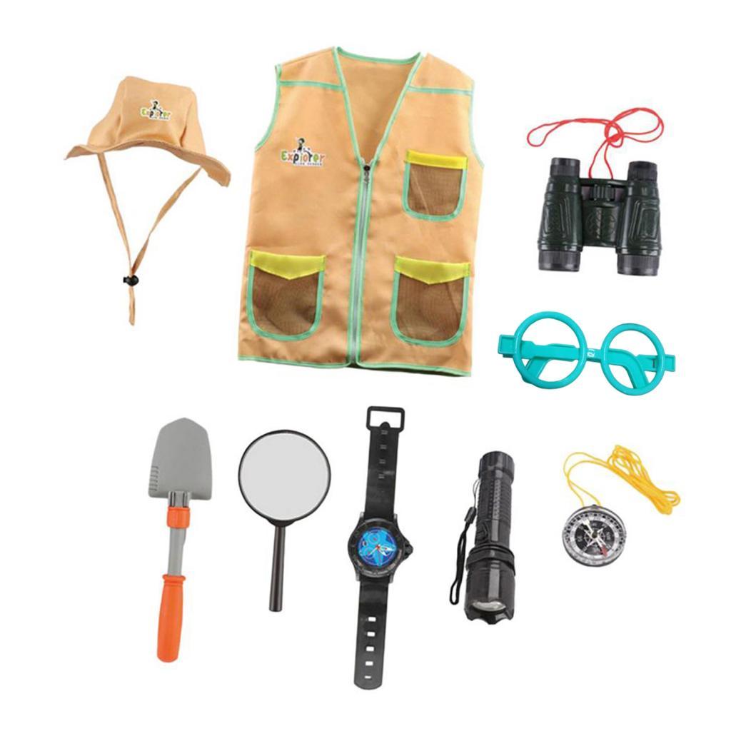 Kids Hunter Education - Kinderen Explorer Vest Hoed Cargo Set
