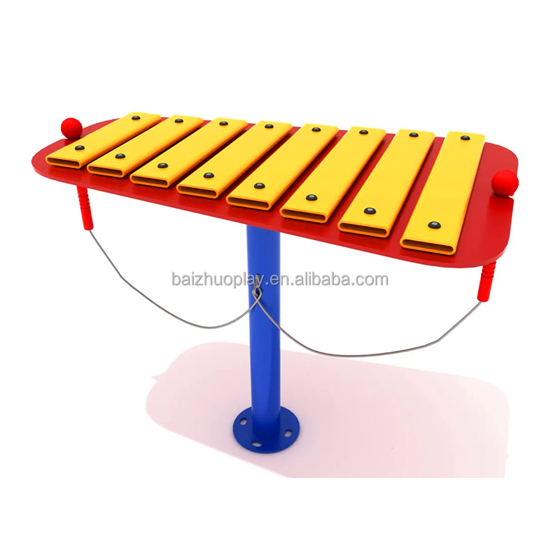 Kids Education Park - Buiten metalen xylofoon voor kinderen, percussie-instrument,