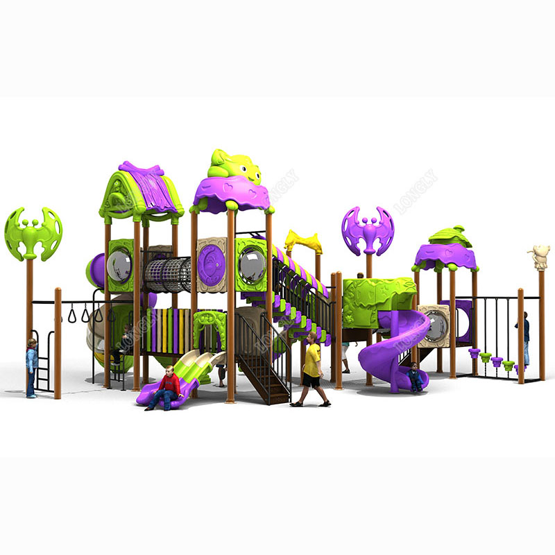 Kids Education Park - Nieuwste buitenspeelplaats plastic glijbaan voor kinderen,