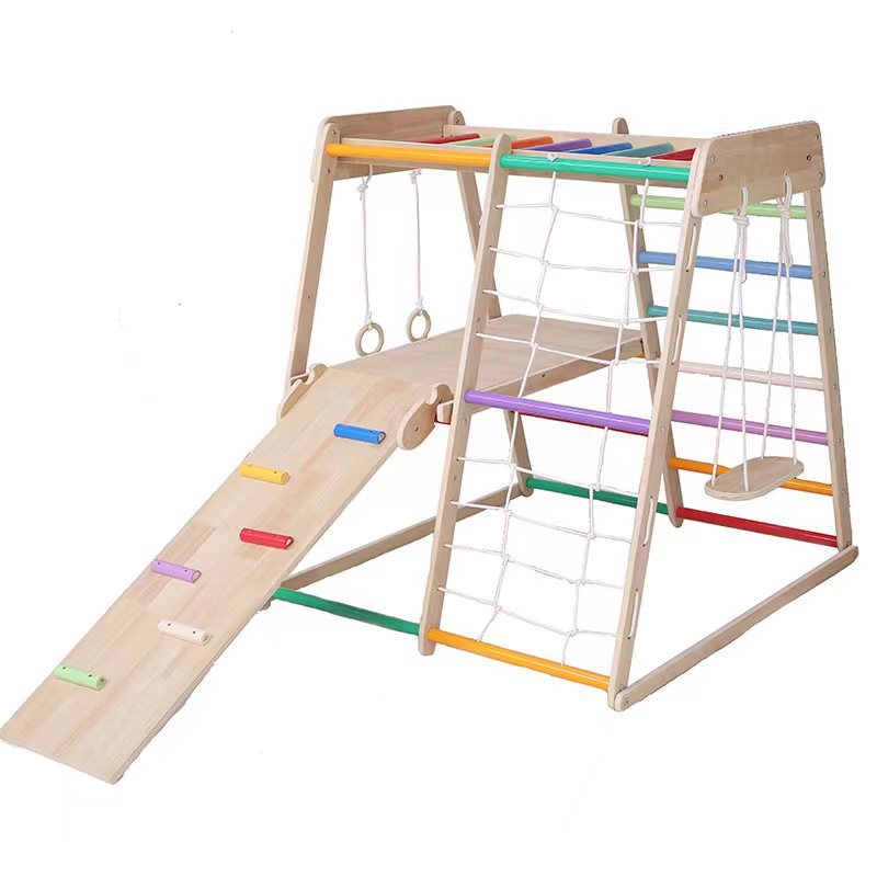Klimrek van massief hout voor  - Kids Education Park recensie en prijs