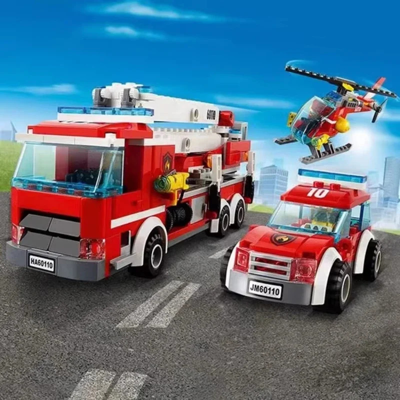 Stad Brandweerkazerne Helikopt - Lego Set City recensie en prijs