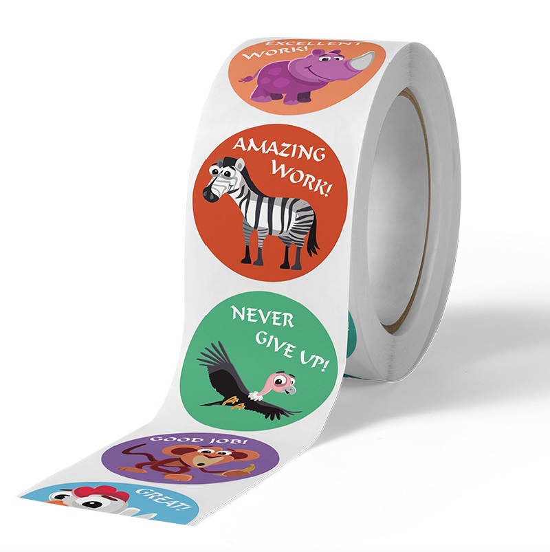 Leuke dierenleerstickers 50-50 - Kids Education Motivation recensie en prijs