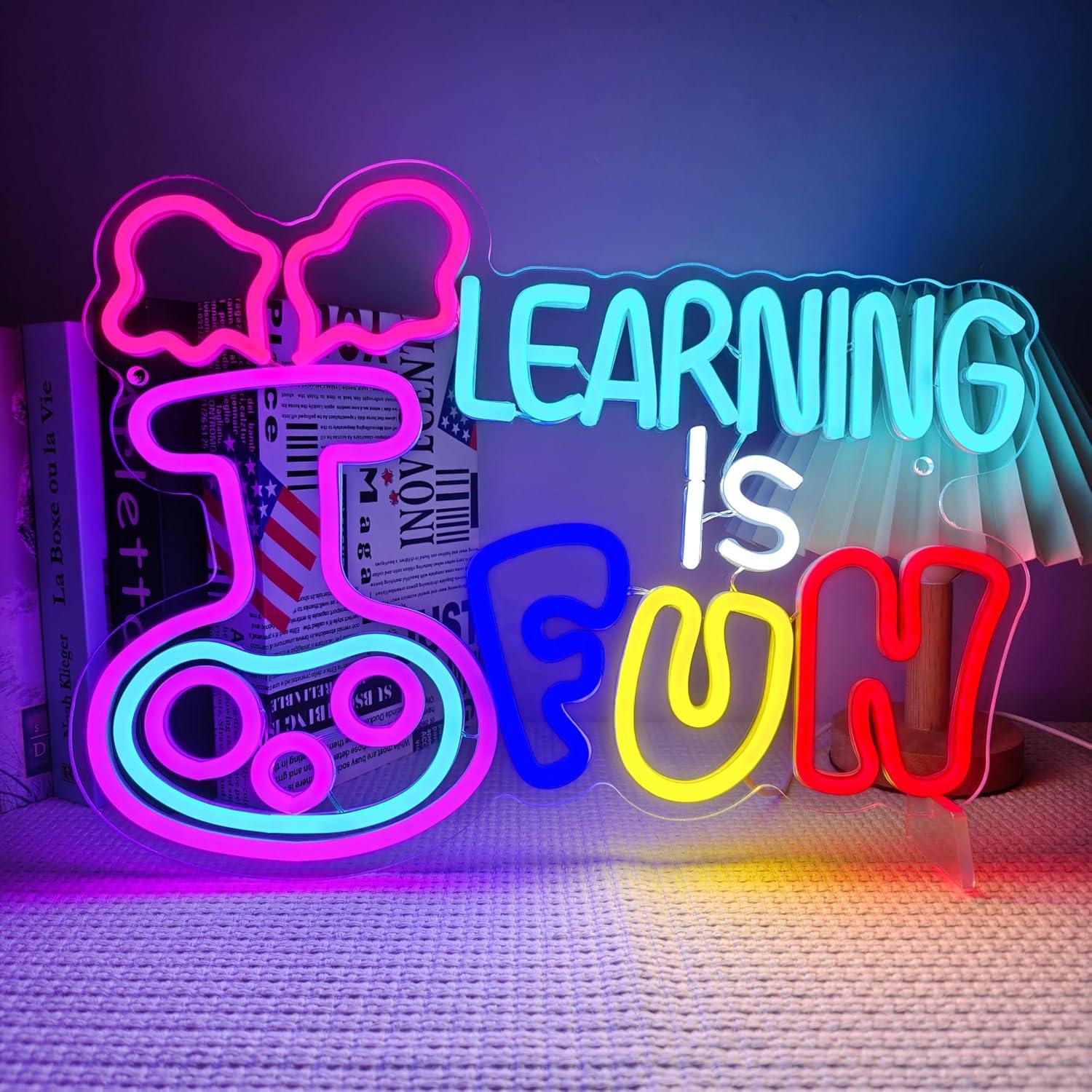Leren is leuk Neonbord USB Dim - Kids Education Motivation recensie en prijs