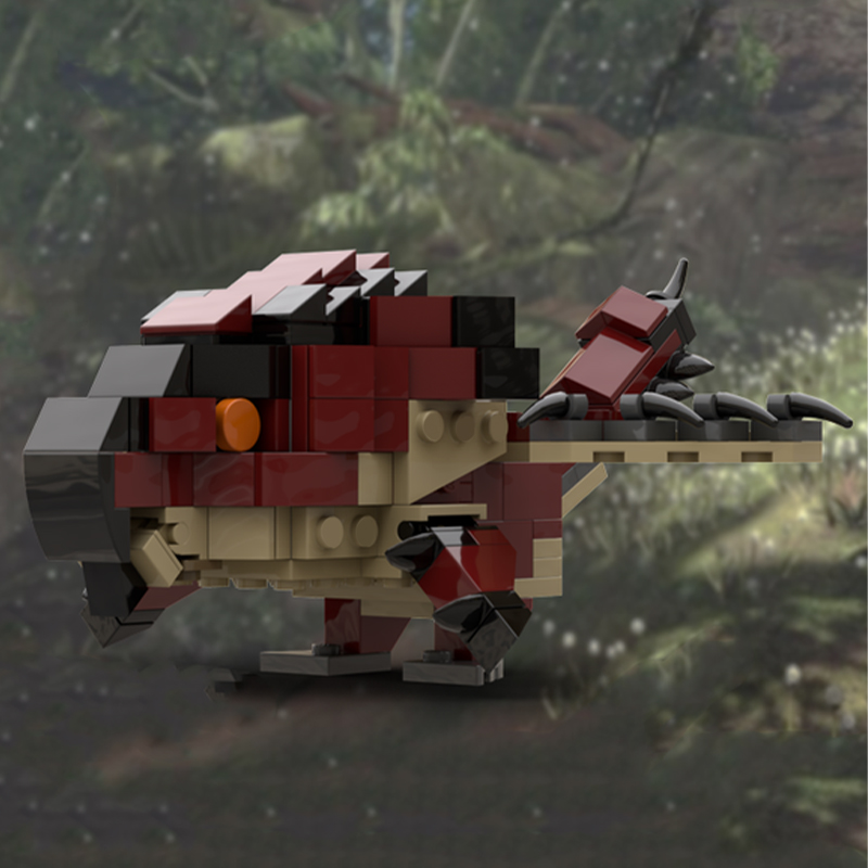 214pcs MOC Rathalos Monster Hu - Kids Hunter Education recensie en prijs