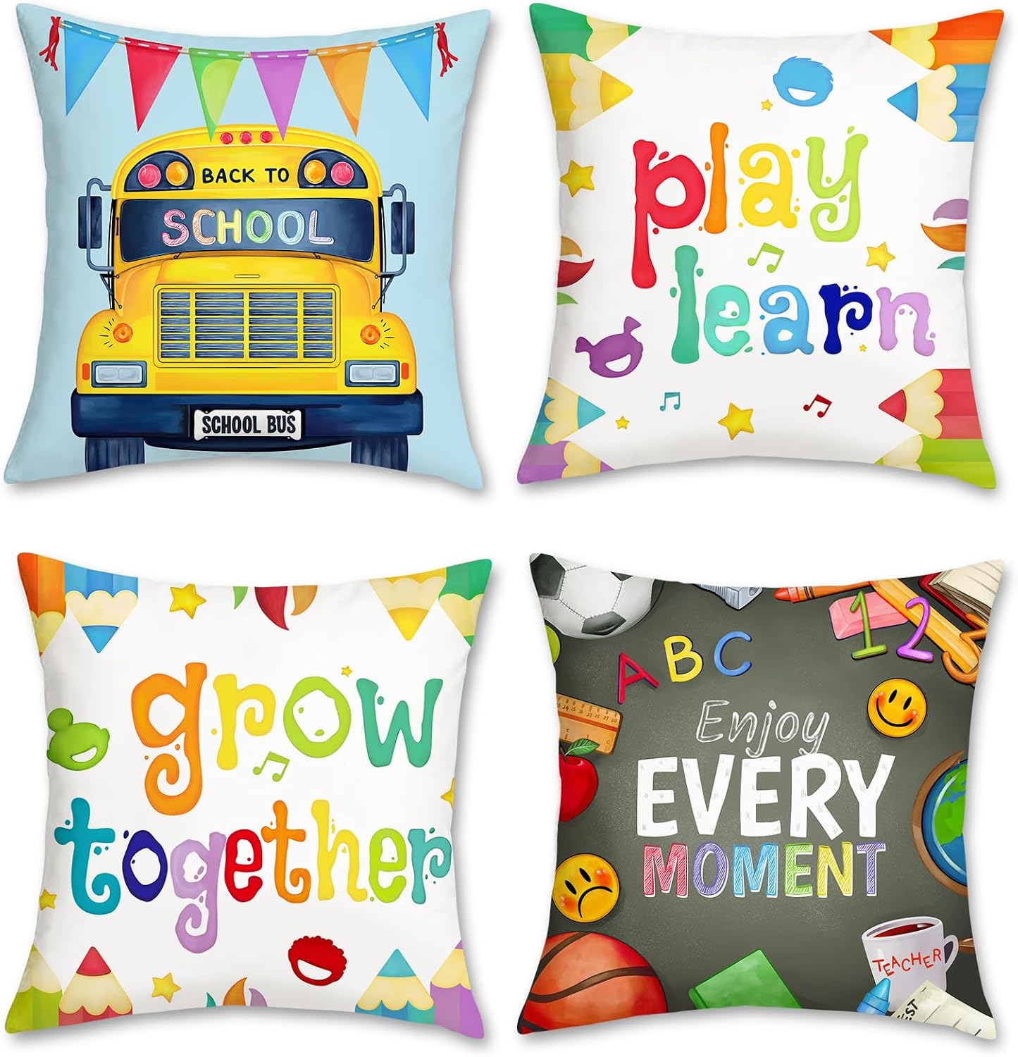4-pack Back to School kinderka - Kids Education Motivation recensie en prijs
